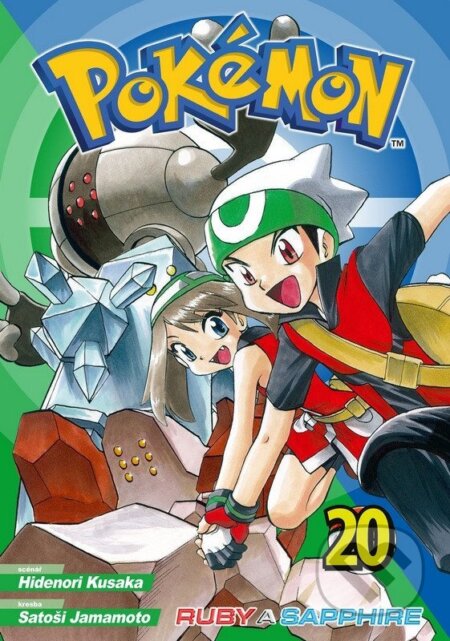 Kniha: Pokémon 20 - Ruby a Sapphire (Hidenori Kusaka). Crew, 2026 Kniha: Pokémon 20 - Ruby a Sapphire (Hidenori Kusaka). Crew, 2026