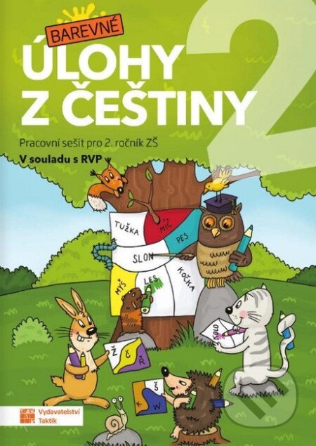 Kniha: Barevné úlohy z češtiny pro 2. ročník (Ivana Hořínková). Taktik, 2026 Kniha: Barevné úlohy z češtiny pro 2. ročník (Ivana Hořínková). Taktik, 2026