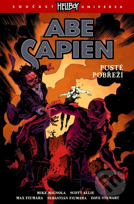 Kniha: Abe Sapien 8 - Pusté pobřeží (Mike Mignola a Scott Allie). Comics centrum, 2026 Kniha: Abe Sapien 8 - Pusté pobřeží (Mike Mignola a Scott Allie). Comics centrum, 2026