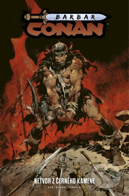 Kniha: Barbar Conan 4 - Netvor z černého kamene (Jim Zub). Comics centrum, 2026 Kniha: Barbar Conan 4 - Netvor z černého kamene (Jim Zub). Comics centrum, 2026
