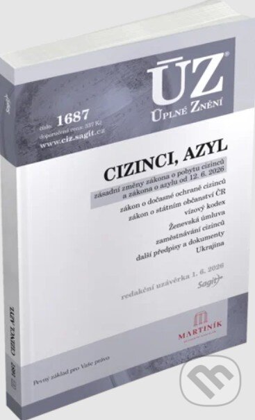 Kniha: ÚZ 1687 Cizinci, azyl (Sagit). Sagit, 2026 Kniha: ÚZ 1687 Cizinci, azyl (Sagit). Sagit, 2026