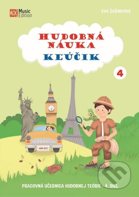 Kniha: Hudobná náuka Kľúčik 4 (Eva Šašinková). Eva Šašinková, 2026 Kniha: Hudobná náuka Kľúčik 4 (Eva Šašinková). Eva Šašinková, 2026