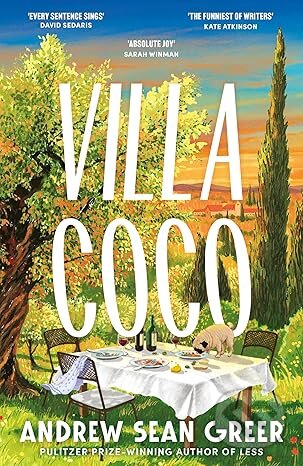 Kniha: Villa Coco (Andrew Sean Greer). Sceptre, 2026 Kniha: Villa Coco (Andrew Sean Greer). Sceptre, 2026