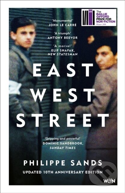 Kniha: East West Street (Philippe a QC Sands). Weidenfeld and Nicolson, 2026 Kniha: East West Street (Philippe a QC Sands). Weidenfeld and Nicolson, 2026