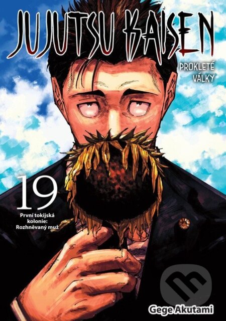 Kniha: Jujutsu Kaisen Prokleté války 19 - První tokijská kolonie: Rozzlobený muž (Gege Akutami). Crew, 2026 Kniha: Jujutsu Kaisen Prokleté války 19 - První tokijská kolonie: Rozzlobený muž (Gege Akutami). Crew, 2026
