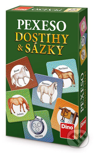 Spoločenská hra: Pexeso: Dostihy a sázky (Dino). Dino, 2026 Spoločenská hra: Pexeso: Dostihy a sázky (Dino). Dino, 2026