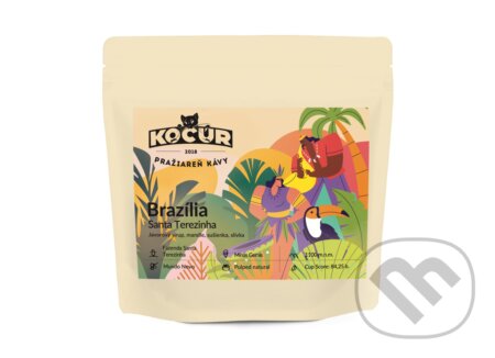 Kávy a čaje: Brazília Santa Terezinha 250g (Kocúr). Kocúr, 2026 Kávy a čaje: Brazília Santa Terezinha 250g (Kocúr). Kocúr, 2026