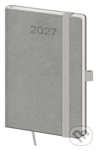 Kapesní diář 2027 A6 Print Pop šedý (Helma). Helma, 2026 Kapesní diář 2027 A6 Print Pop šedý (Helma). Helma, 2026