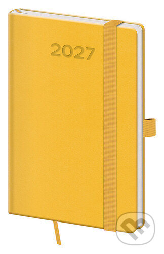 Kapesní diář 2027 A6 Print Pop žlutý (Helma). Helma, 2026 Kapesní diář 2027 A6 Print Pop žlutý (Helma). Helma, 2026