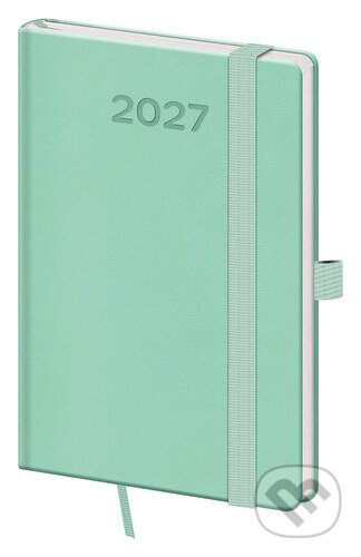 Kapesní diář 2027 A6 Print Pop světle zelený (Helma). Helma, 2026 Kapesní diář 2027 A6 Print Pop světle zelený (Helma). Helma, 2026