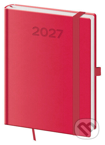 Týdenní diář 2027 B6 Print Pop malinový (Helma). Helma, 2026 Týdenní diář 2027 B6 Print Pop malinový (Helma). Helma, 2026