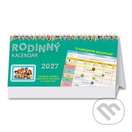 Stolový Rodinný kalendár 2027 (Spektrum grafik). Spektrum grafik, 2026 Stolový Rodinný kalendár 2027 (Spektrum grafik). Spektrum grafik, 2026
