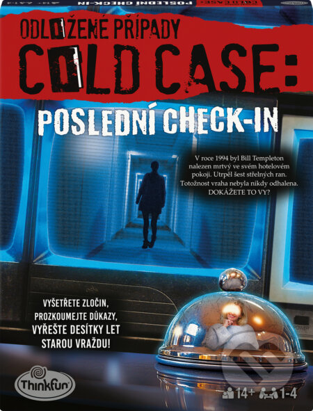 Spoločenská hra: Odložené případy: Poslední check-in (Cold Case) (Ravensburger). Ravensburger, 2026 Spoločenská hra: Odložené případy: Poslední check-in (Cold Case) (Ravensburger). Ravensburger, 2026