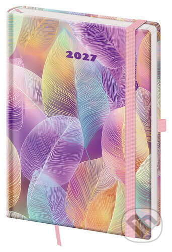 Týdenní diář 2027 A5 Vario Feathers s gumičkou (Helma). Helma, 2026 Týdenní diář 2027 A5 Vario Feathers s gumičkou (Helma). Helma, 2026