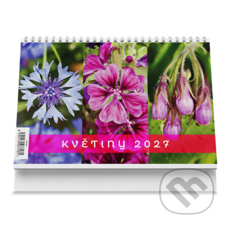 Květiny 2027 - stolní kalendář (VIKPAP). VIKPAP, 2026 Květiny 2027 - stolní kalendář (VIKPAP). VIKPAP, 2026