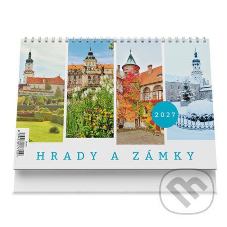 Hrady a zámky 2027 - stolní kalendář (VIKPAP). VIKPAP, 2026 Hrady a zámky 2027 - stolní kalendář (VIKPAP). VIKPAP, 2026