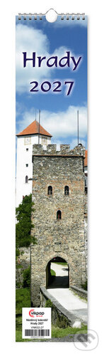 Hrady 2027 - nástěnný kalendář, kravata (VIKPAP). VIKPAP, 2026 Hrady 2027 - nástěnný kalendář, kravata (VIKPAP). VIKPAP, 2026