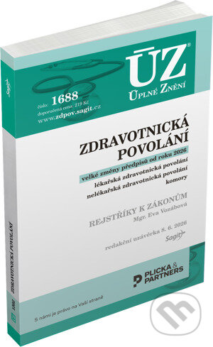 Kniha: ÚZ 1688 Zdravotnická povolání (Sagit). Sagit, 2026 Kniha: ÚZ 1688 Zdravotnická povolání (Sagit). Sagit, 2026