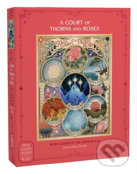 Kniha: A Court of Thorns and Roses Official Seven Courts of the Faerie Realm 1000-Piece Puzzle (Sarah J. Maas). Chronicle Books, 2026 Kniha: A Court of Thorns and Roses Official Seven Courts of the Faerie Realm 1000-Piece Puzzle (Sarah J. Maas). Chronicle Books, 2026