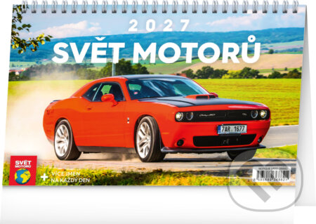 NOTIQUE stolní kalendář Svět motorů 2027 (Notique). Notique, 2026 NOTIQUE stolní kalendář Svět motorů 2027 (Notique). Notique, 2026