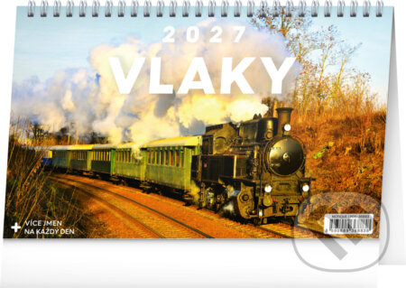 NOTIQUE stolní kalendář Vlaky 2027 (Notique). Notique, 2026 NOTIQUE stolní kalendář Vlaky 2027 (Notique). Notique, 2026