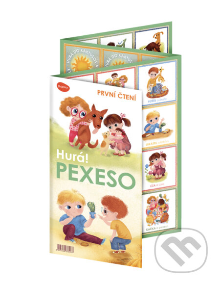 Společenská hra: Pexeso Hurá pexeso! (Alena Viltová). Ella & Max, 2026 Společenská hra: Pexeso Hurá pexeso! (Alena Viltová). Ella & Max, 2026