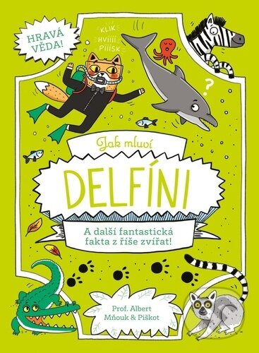 Kniha: Jak mluví delfíni (William Potter a Richard Watson). Extra Publishing, 2026 Kniha: Jak mluví delfíni (William Potter a Richard Watson). Extra Publishing, 2026