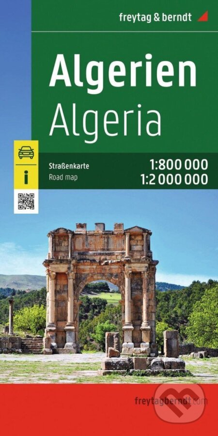 Alžírsko 1:800 000 - 1:2 000 000 / automapa (freytag&berndt). freytag&berndt, 2026 Alžírsko 1:800 000 - 1:2 000 000 / automapa (freytag&berndt). freytag&berndt, 2026
