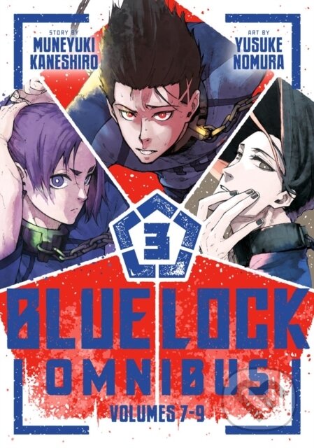 Kniha: Blue Lock Omnibus 3 (Vol. 7-9) (Muneyuki Kaneshiro). Kodansha International, 2026 Kniha: Blue Lock Omnibus 3 (Vol. 7-9) (Muneyuki Kaneshiro). Kodansha International, 2026