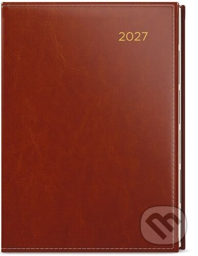 Denní diář 2027 Ctirad s výsekem Premier A5 hnědá (Baloušek). Baloušek, 2026 Denní diář 2027 Ctirad s výsekem Premier A5 hnědá (Baloušek). Baloušek, 2026