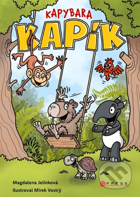 Kniha: Kapybara Kapík (Magdalena Jelínková Nováková). CPRESS, 2026 Kniha: Kapybara Kapík (Magdalena Jelínková Nováková). CPRESS, 2026