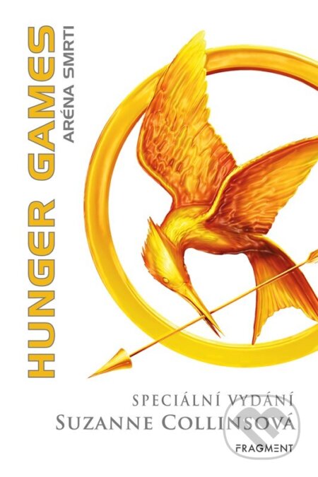 Kniha: Hunger games: Aréna smrti (speciální vydání) (Suzanne Collins). Nakladatelství Fragment, 2026 Kniha: Hunger games: Aréna smrti (speciální vydání) (Suzanne Collins). Nakladatelství Fragment, 2026