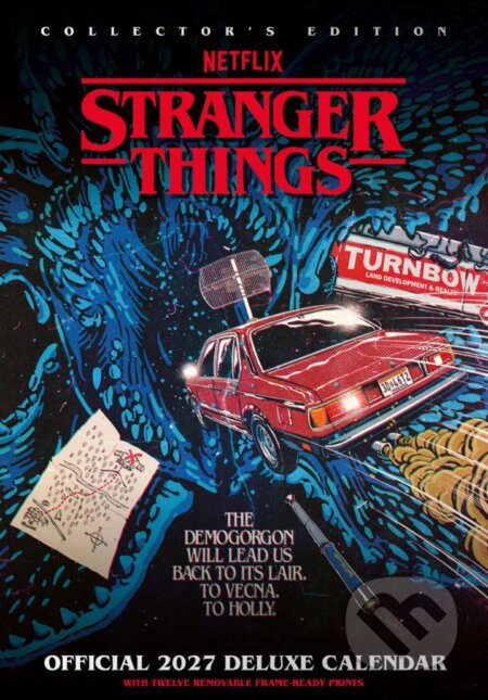 Deluxe kalendář 2027 Netflix: Stranger Things (29,7 x 42 cm) (). , 2026 Deluxe kalendář 2027 Netflix: Stranger Things (29,7 x 42 cm) (). , 2026