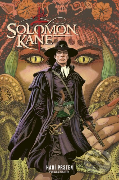 Kniha: Solomon Kane 1 - Hadí prsten (Robert E. Howard a Patrick Zircher). Comics centrum, 2026 Kniha: Solomon Kane 1 - Hadí prsten (Robert E. Howard a Patrick Zircher). Comics centrum, 2026