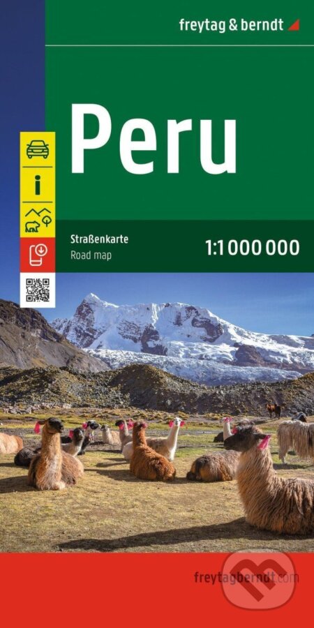 Peru 1 : 1 000 000 / silniční mapa (freytag&berndt). freytag&berndt, 2026 Peru 1 : 1 000 000 / silniční mapa (freytag&berndt). freytag&berndt, 2026