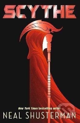 Kniha: Scythe (Neal Shusterman). Walker books, 2026 Kniha: Scythe (Neal Shusterman). Walker books, 2026