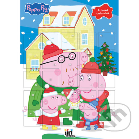 Adventný kalendár so samolepkami Prasiatko Peppa (Jiri Models SK). Jiri Models SK, 2026 Adventný kalendár so samolepkami Prasiatko Peppa (Jiri Models SK). Jiri Models SK, 2026