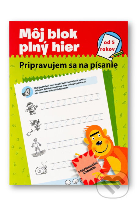 Kniha: Môj blok plný hier od 5 rokov: Pripravujem sa na písanie (Svojtka&Co.). Svojtka&Co., 2026 Kniha: Môj blok plný hier od 5 rokov: Pripravujem sa na písanie (Svojtka&Co.). Svojtka&Co., 2026