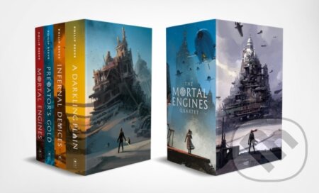Kniha: Mortal Engines (Ian McQue boxset x4) (Philip Reeve). Scholastic, 2018 Kniha: Mortal Engines (Ian McQue boxset x4) (Philip Reeve). Scholastic, 2018