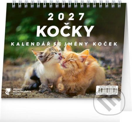 NOTIQUE Stolní kalendář Kočky 2027 (Notique). Notique, 2026 NOTIQUE Stolní kalendář Kočky 2027 (Notique). Notique, 2026