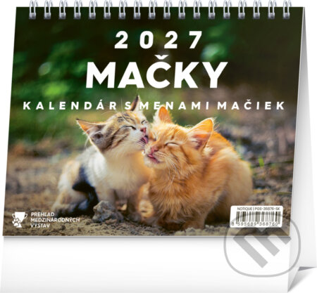 NOTIQUE Stolový kalendár Mačky 2027 (Notique). Notique, 2026 NOTIQUE Stolový kalendár Mačky 2027 (Notique). Notique, 2026