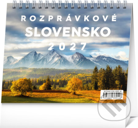 NOTIQUE Stolový kalendár Rozprávkové Slovensko 2027 (Notique). Notique, 2026 NOTIQUE Stolový kalendár Rozprávkové Slovensko 2027 (Notique). Notique, 2026