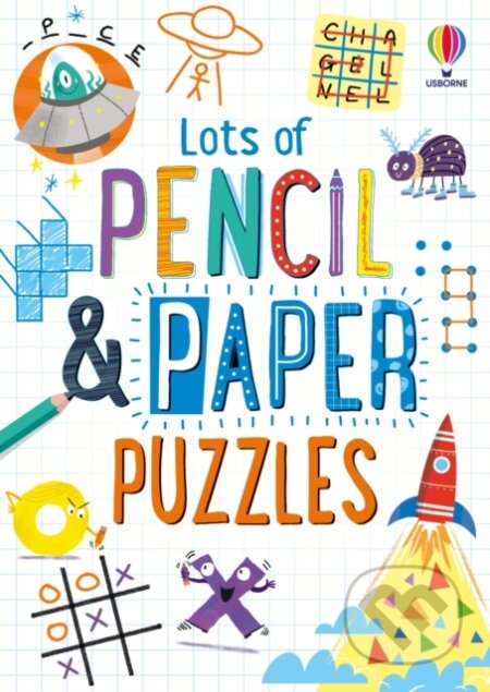 Kniha: Lots of Pencil and Paper Puzzles (Sarah Russell). Usborne, 2026 Kniha: Lots of Pencil and Paper Puzzles (Sarah Russell). Usborne, 2026