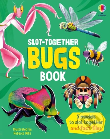 Kniha: Slot-Together Bugs Book (Abigail Wheatley). Usborne, 2026 Kniha: Slot-Together Bugs Book (Abigail Wheatley). Usborne, 2026