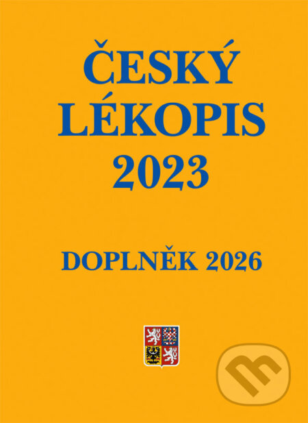 Kniha: Český lékopis 2023 – Doplněk 2026 (zdravotnictví ČR Ministerstvo). Grada, 2026 Kniha: Český lékopis 2023 – Doplněk 2026 (zdravotnictví ČR Ministerstvo). Grada, 2026