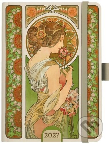 Týdenní diář 2027 A5 Alfons Mucha Zelený (Baloušek). Baloušek, 2026 Týdenní diář 2027 A5 Alfons Mucha Zelený (Baloušek). Baloušek, 2026