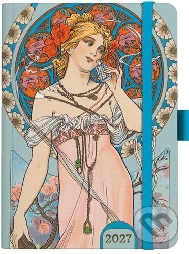 Týdenní diář 2027 A5 Alfons Mucha Modrý (Baloušek). Baloušek, 2026 Týdenní diář 2027 A5 Alfons Mucha Modrý (Baloušek). Baloušek, 2026
