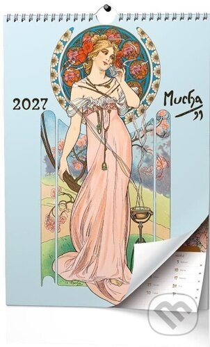 Alfons Mucha 2027 - nástěnný kalendář (Baloušek). Baloušek, 2026 Alfons Mucha 2027 - nástěnný kalendář (Baloušek). Baloušek, 2026
