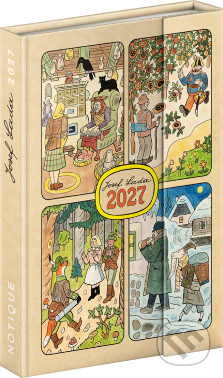 NOTIQUE Týždenný magnetický diár Josef Lada 2027 (Notique). Notique, 2026 NOTIQUE Týždenný magnetický diár Josef Lada 2027 (Notique). Notique, 2026