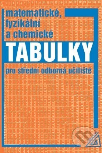 Kniha: Matematické, fyzikální a chemické tabulky pro SOU (Martin Macháček). Prometheus Books, 2026 Kniha: Matematické, fyzikální a chemické tabulky pro SOU (Martin Macháček). Prometheus Books, 2026